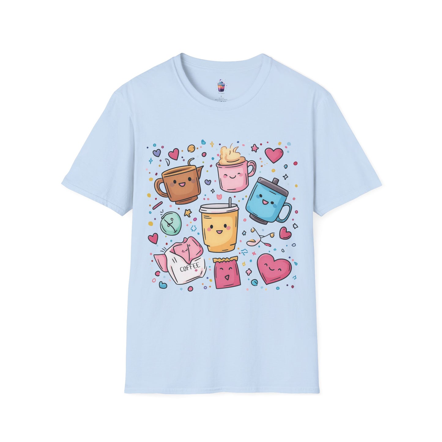 Coffee Party – Kawaii Coffee Lovers T-Shirt