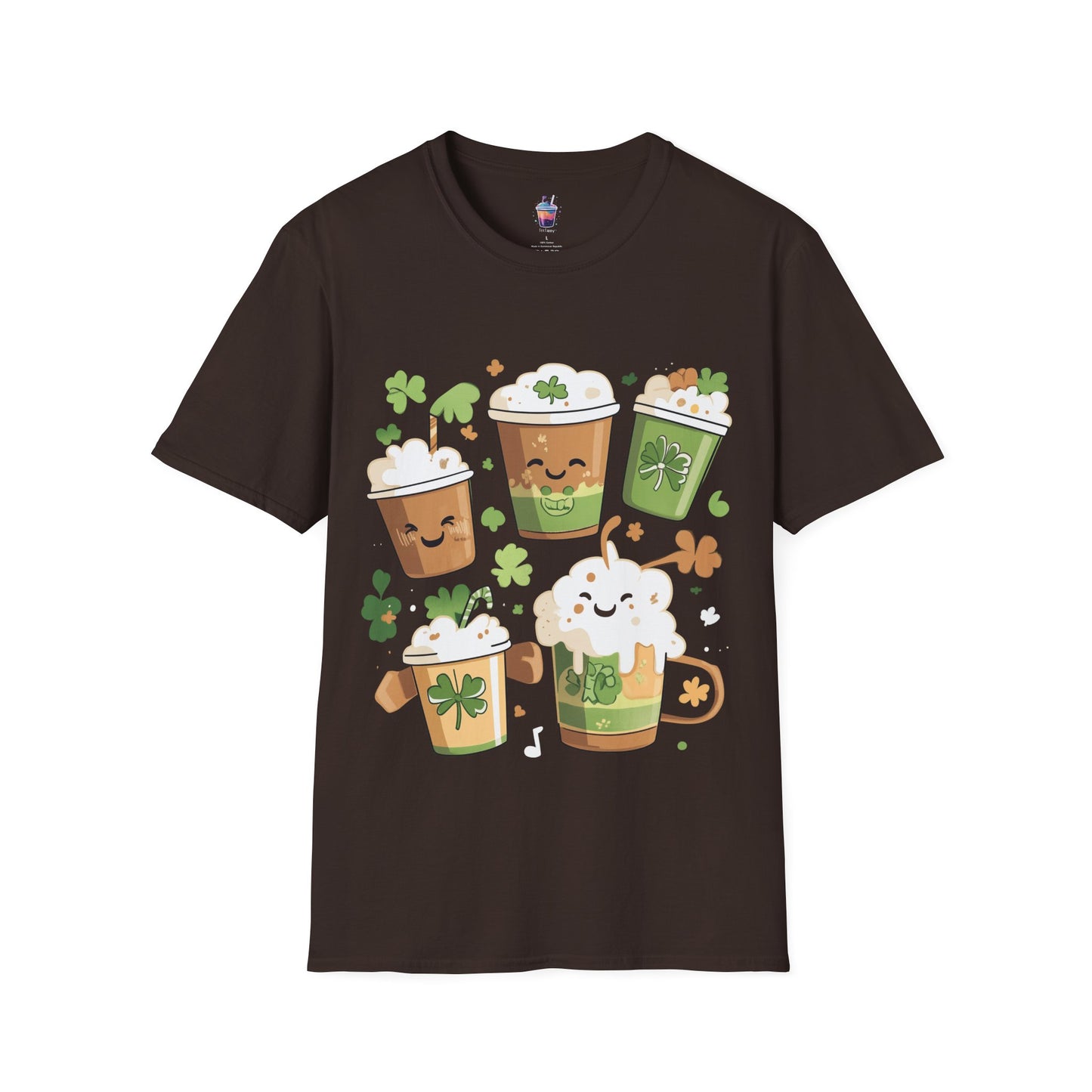 Party of Caffeine – St. Patrick’s Day Coffee T-Shirt