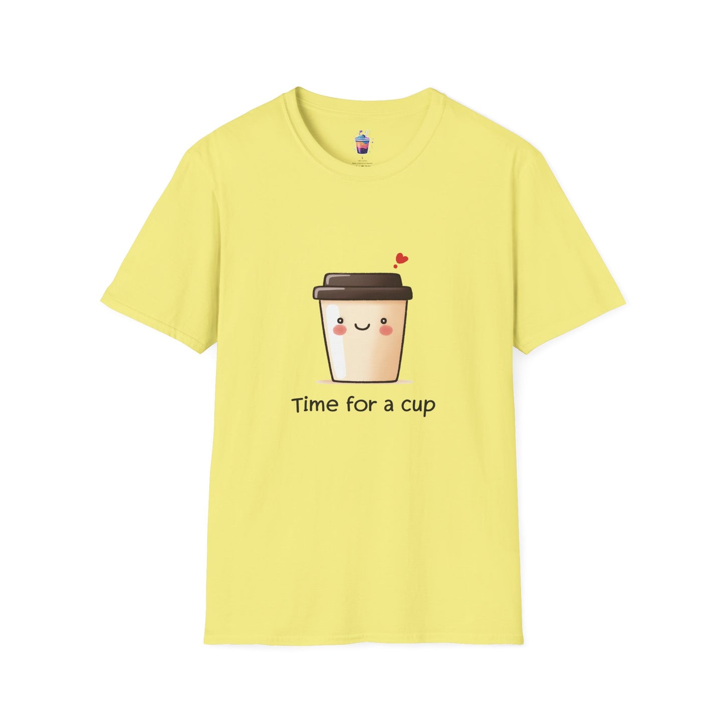 Time for a Cup – Cute Coffee Tee