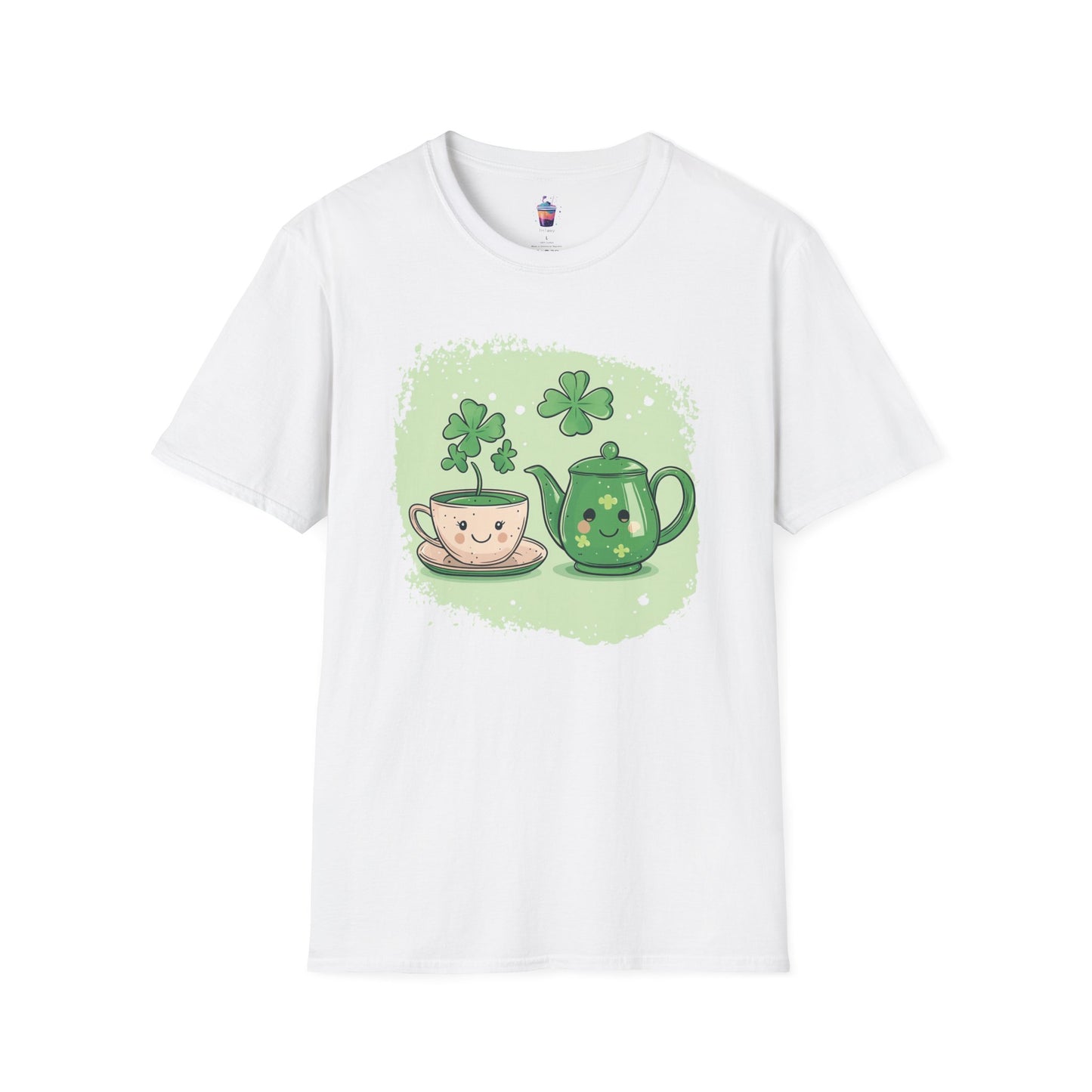 Lucky Tea Time – St. Patrick’s Day Teapot & Teacup T-Shirt