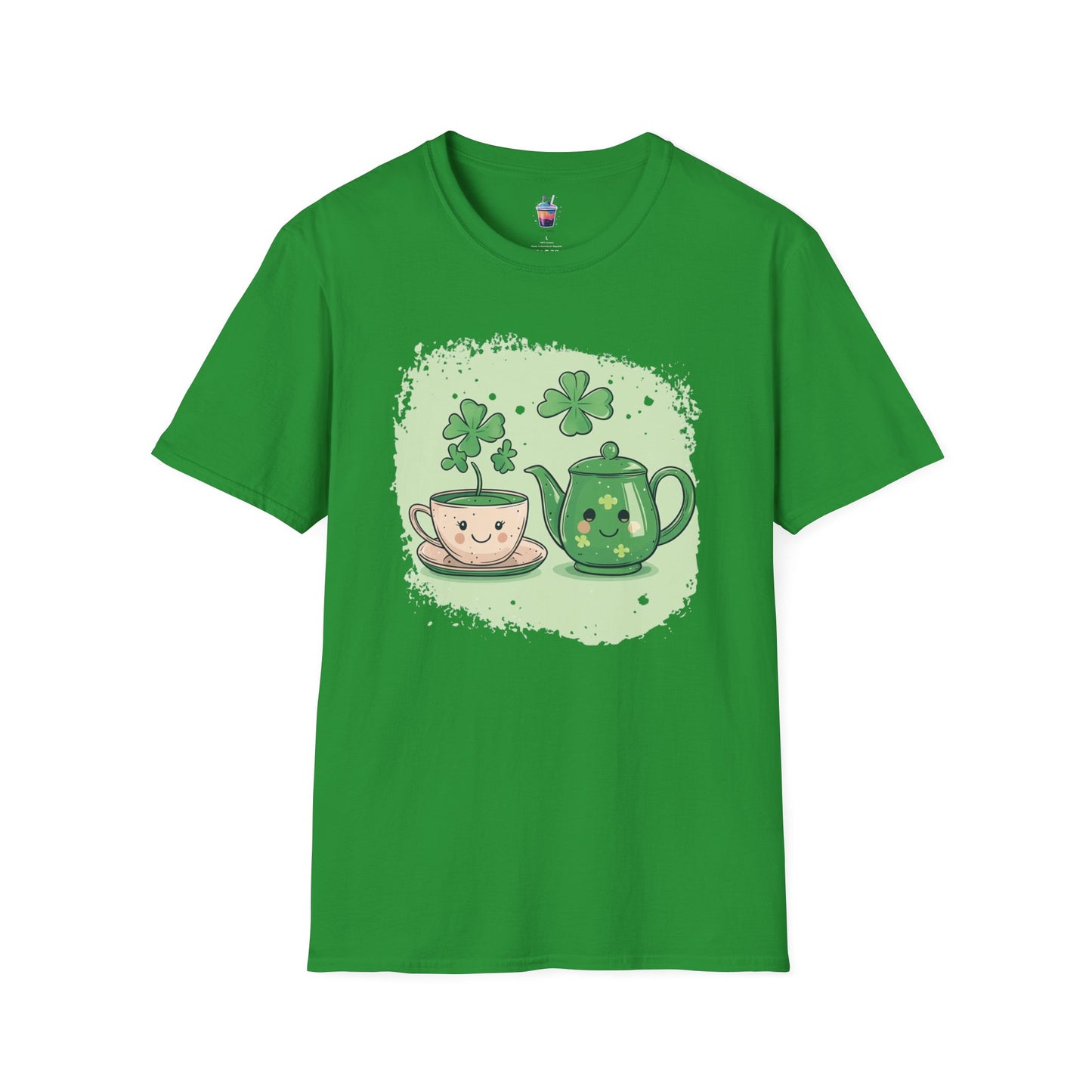 Lucky Tea Time – St. Patrick’s Day Teapot & Teacup T-Shirt