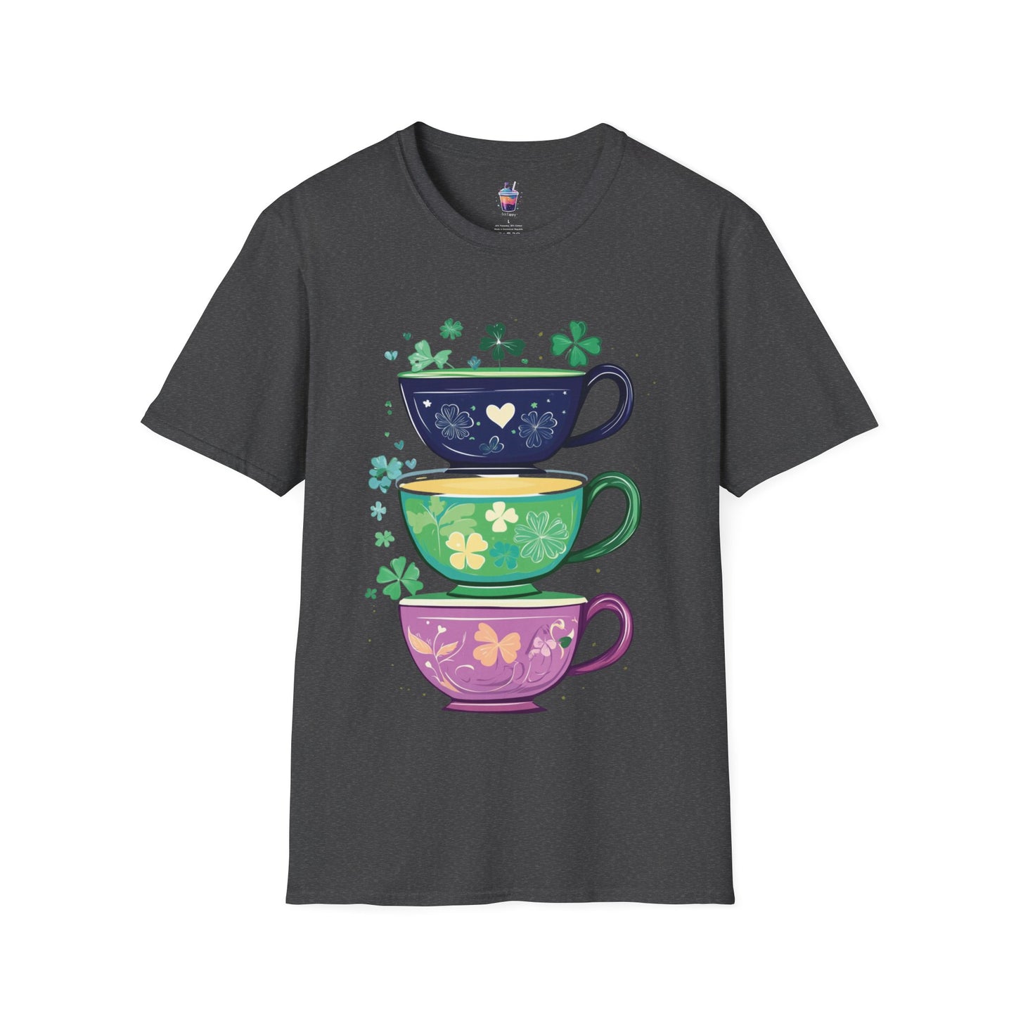 Stacking Up Luck – St. Patrick’s Day Tea Lover T-Shirt