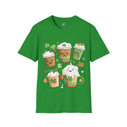 Party of Caffeine – St. Patrick’s Day Coffee T-Shirt