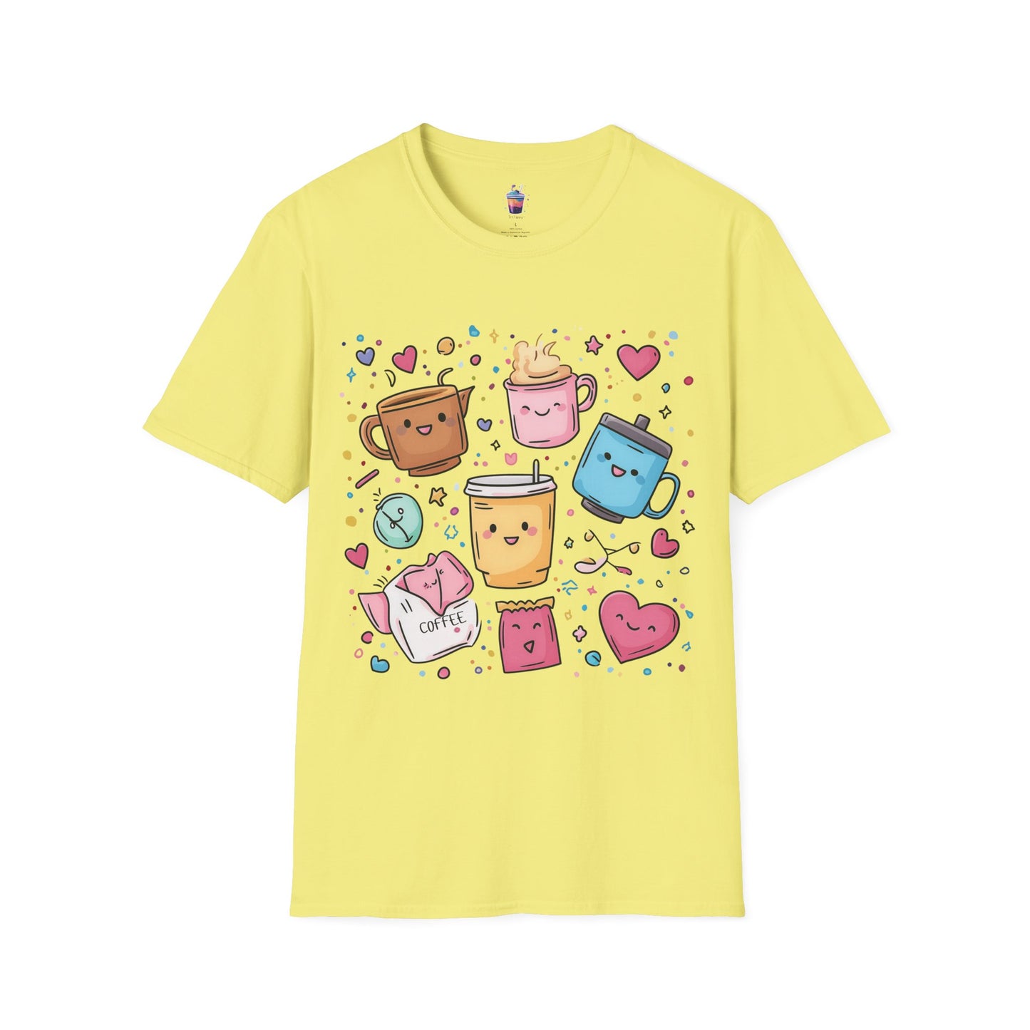 Coffee Party – Kawaii Coffee Lovers T-Shirt