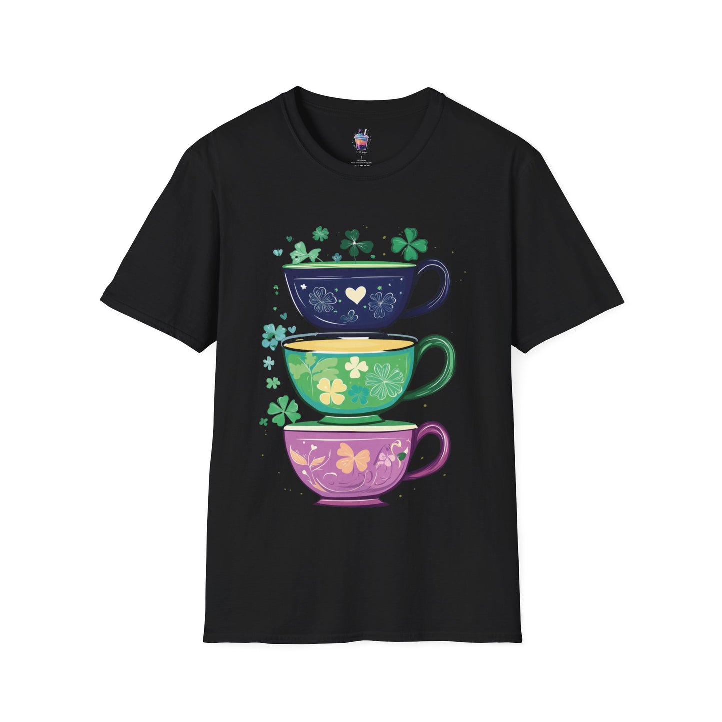 Stacking Up Luck – St. Patrick’s Day Tea Lover T-Shirt