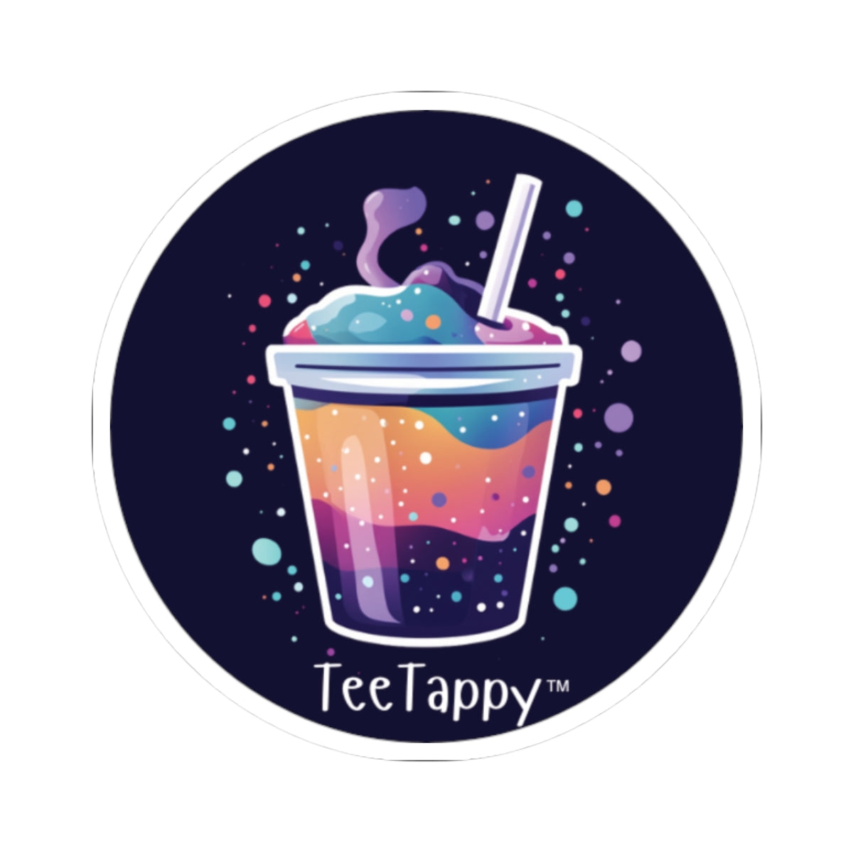 TeeTappy™ Cosmic Drink Logo Sticker