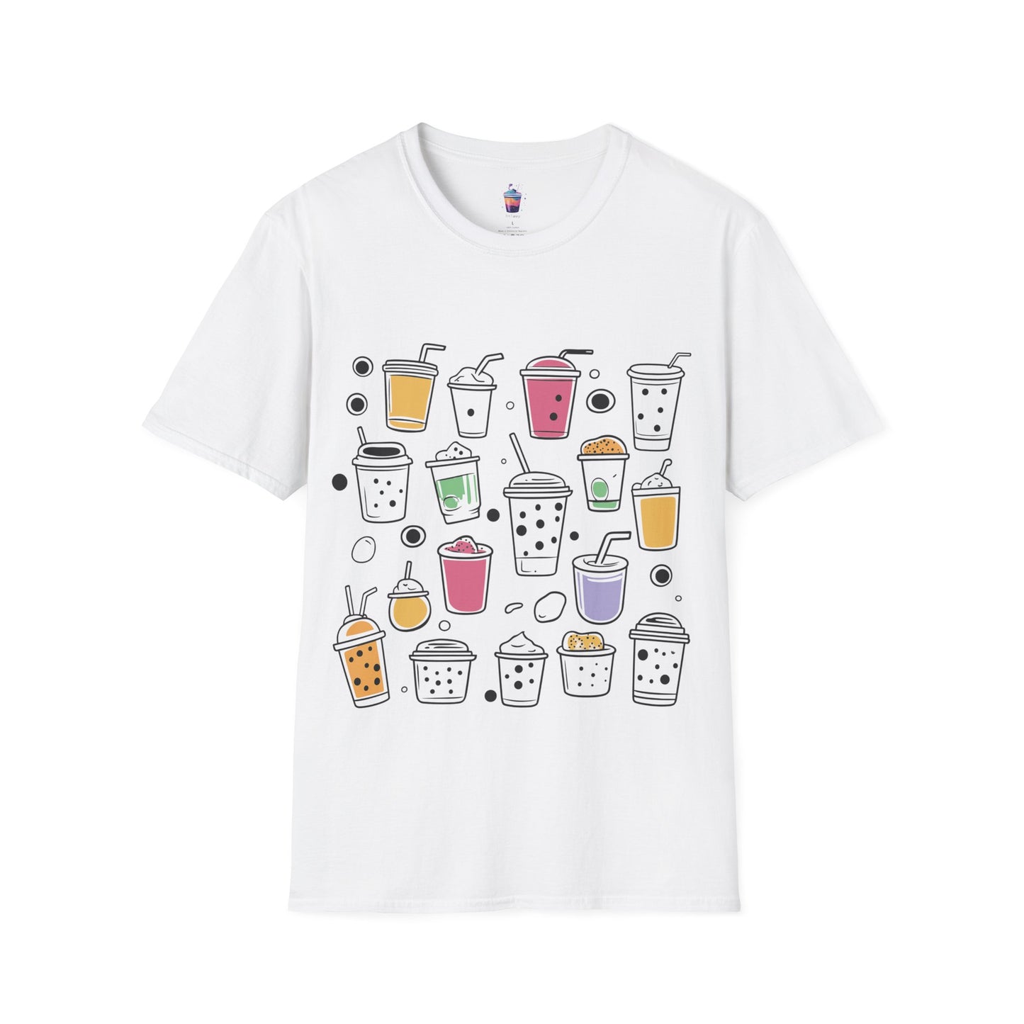 Boba Collage – Aesthetic Bubble Tea Lover T-Shirt