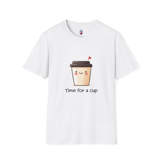 Time for a Cup – Cute Coffee Tee