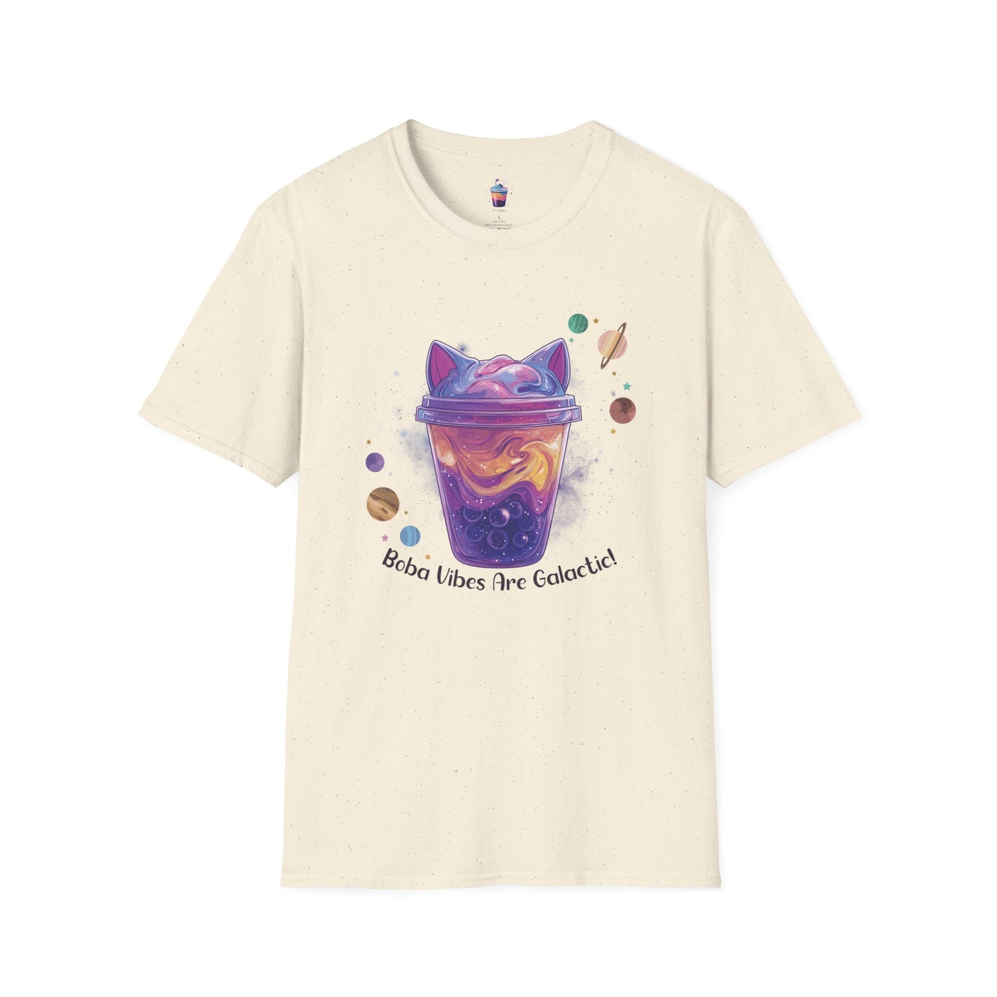 Boba Vibes Are Galactic! – Cosmic Cat Boba T-Shirt