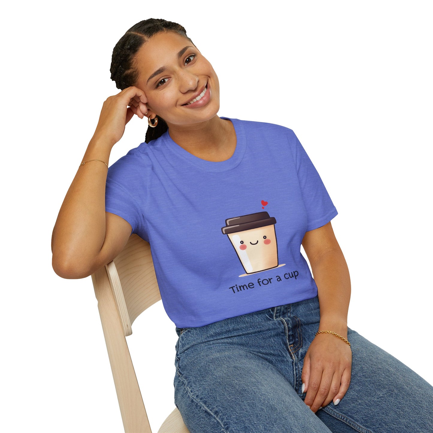 Time for a Cup – Cute Coffee Tee