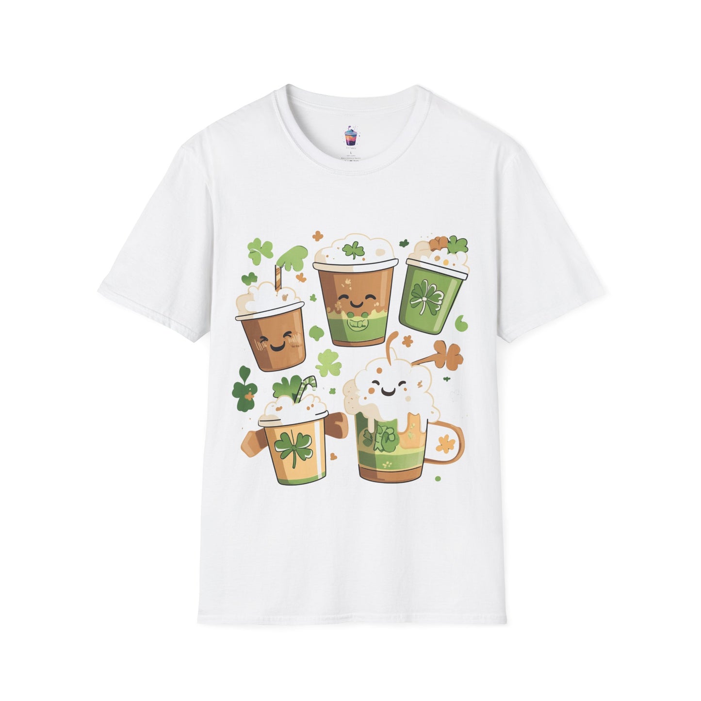 Party of Caffeine – St. Patrick’s Day Coffee T-Shirt