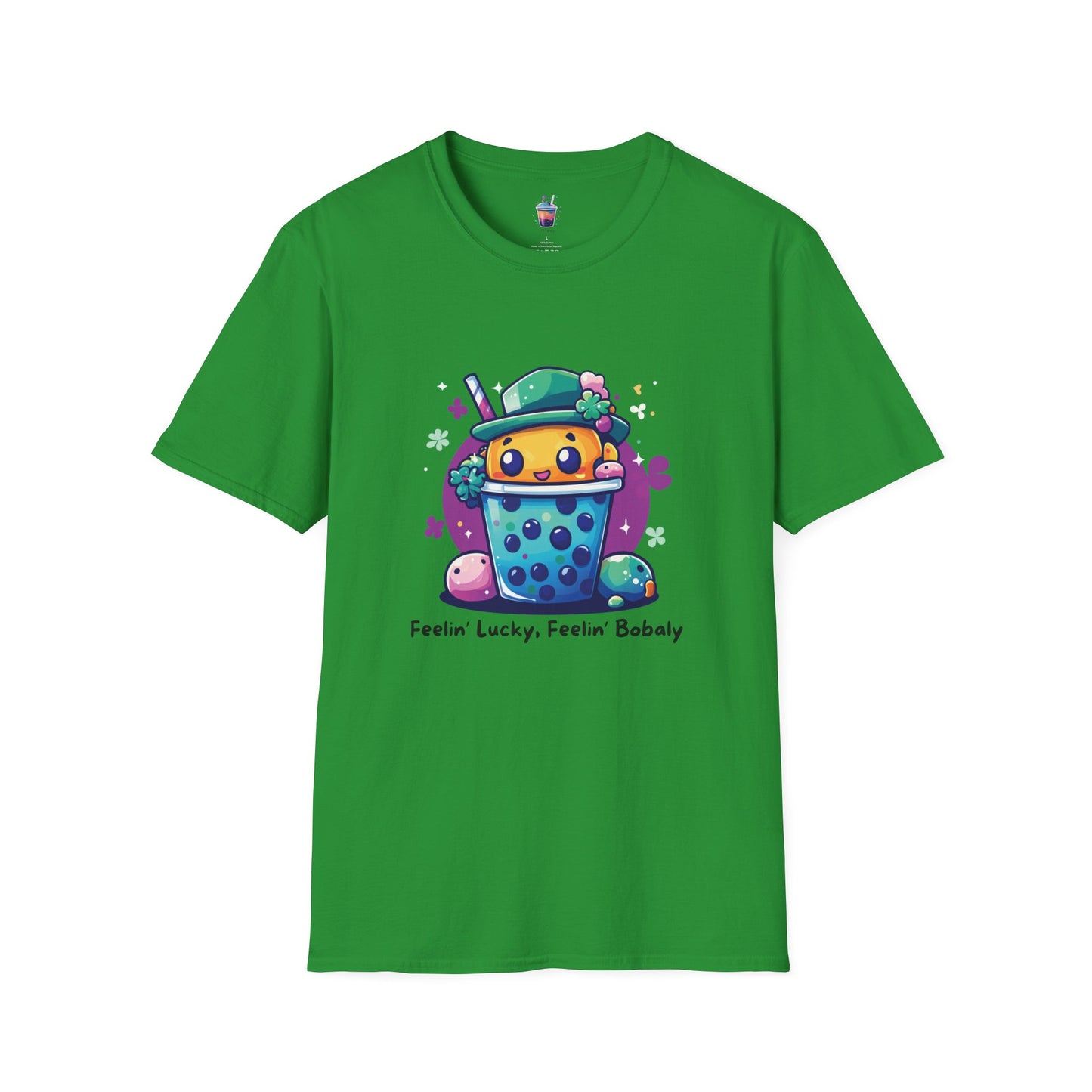 Feelin’ Lucky, Feelin' Bobaly – St. Patrick’s Day Boba T-Shirt