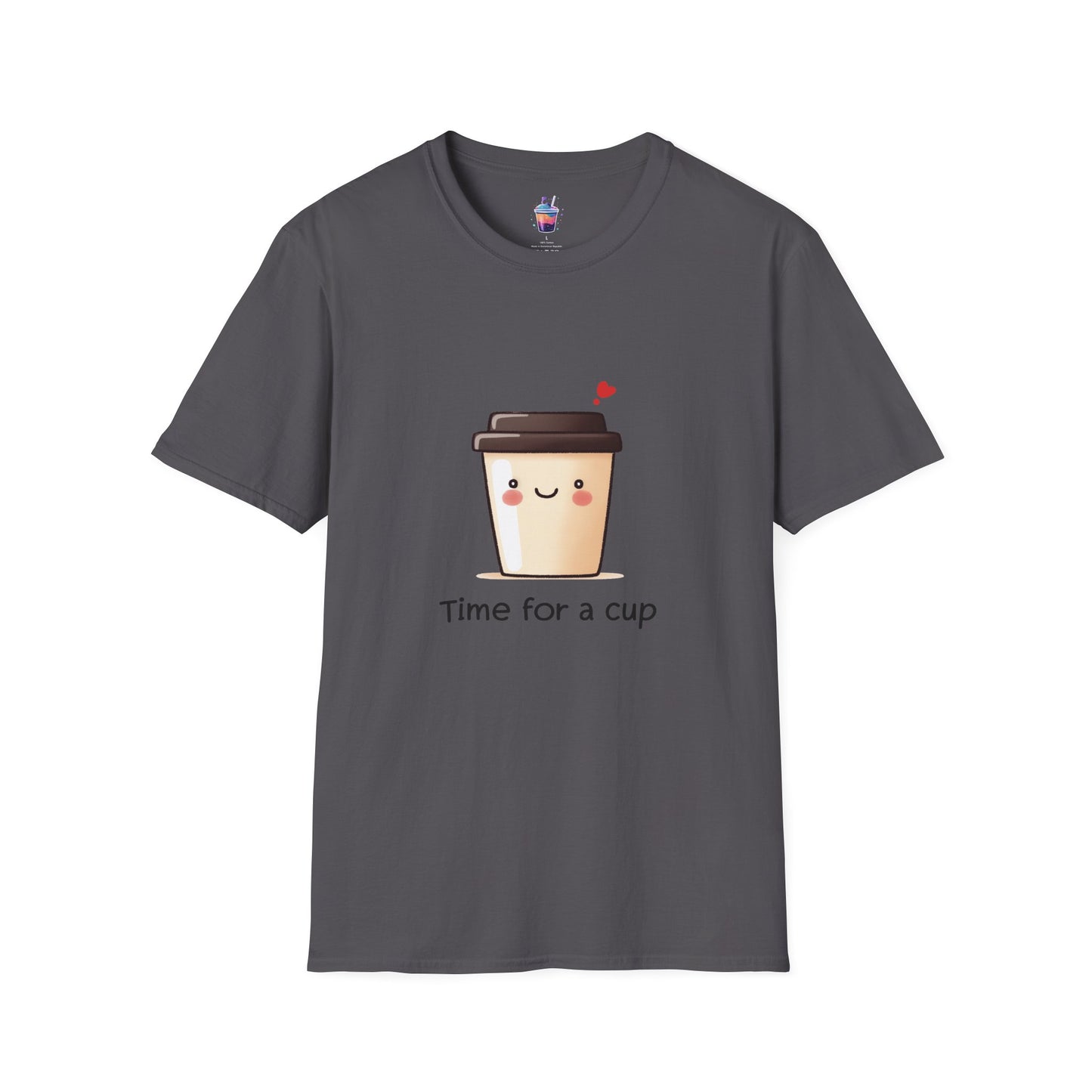 Time for a Cup – Cute Coffee Tee