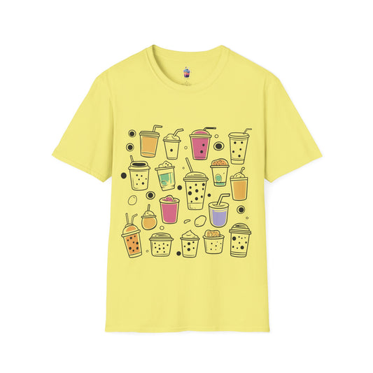 Boba Collage – Aesthetic Bubble Tea Lover T-Shirt