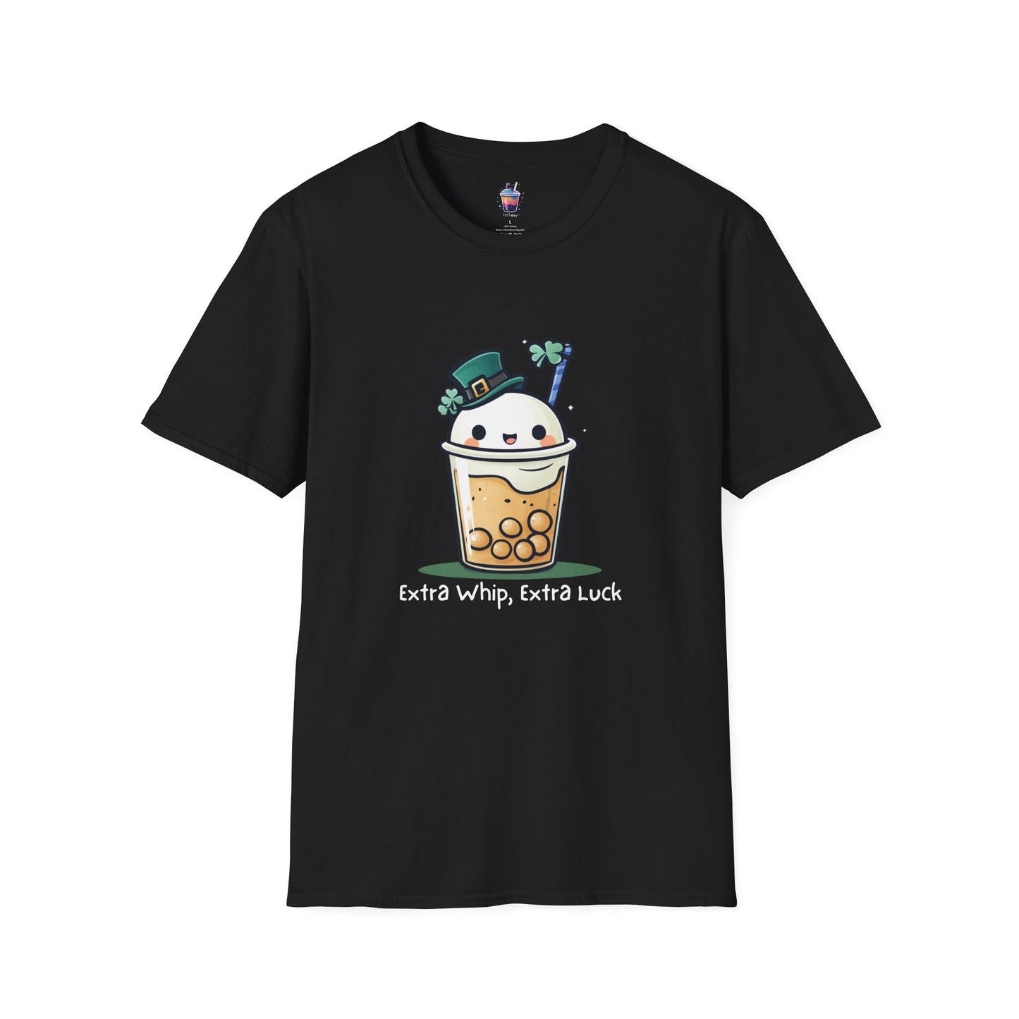 Extra Whip, Extra Luck – St. Patrick’s Day Boba Tea Shirt