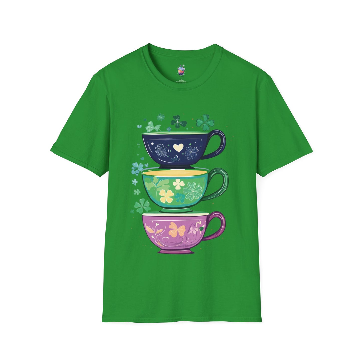 Stacking Up Luck – St. Patrick’s Day Tea Lover T-Shirt