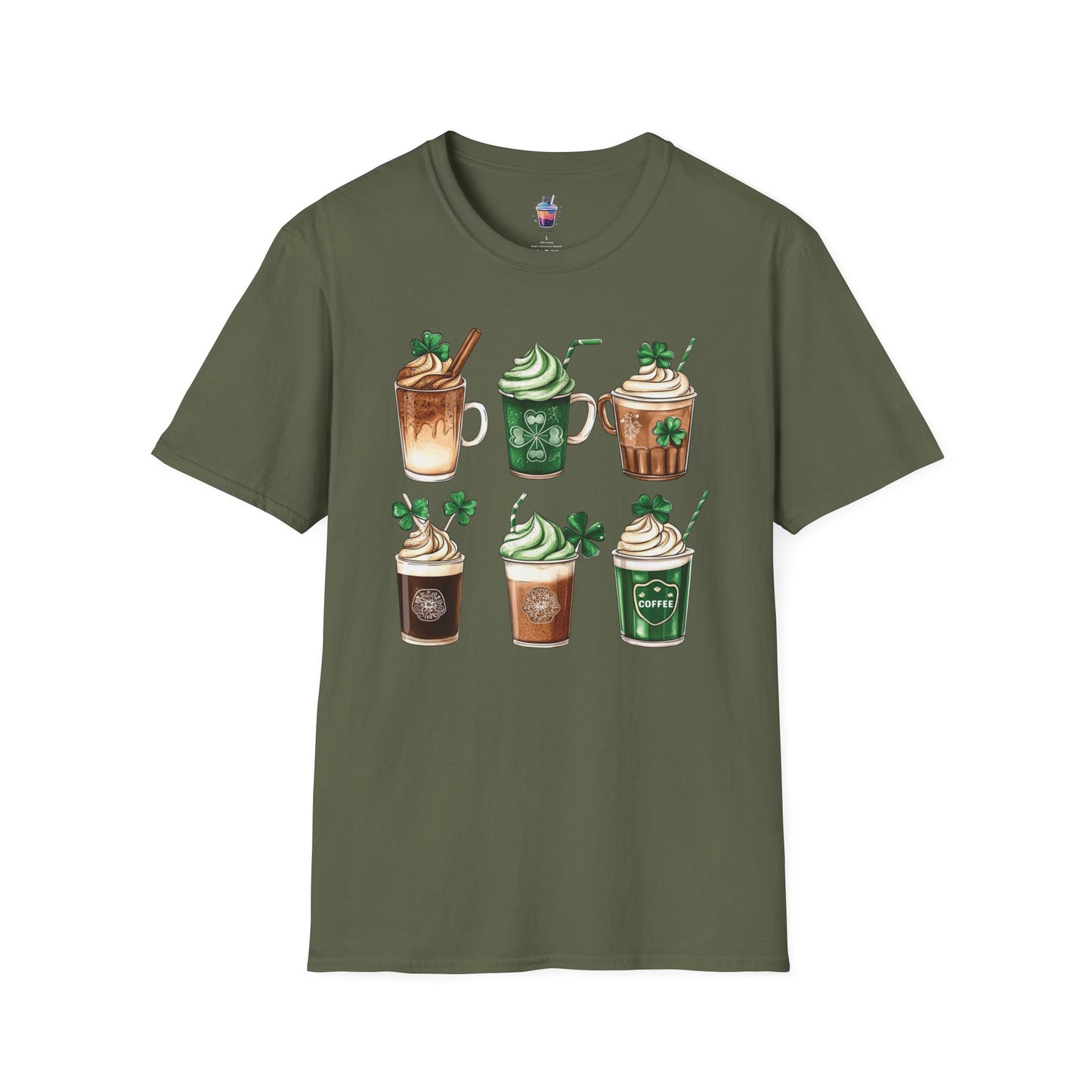 Shamrock Sips – St. Patrick’s Day Coffee Lover T-Shirt