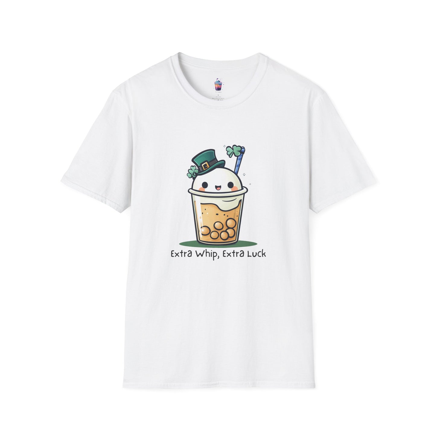 Extra Whip, Extra Luck – St. Patrick’s Day Boba Tea Shirt