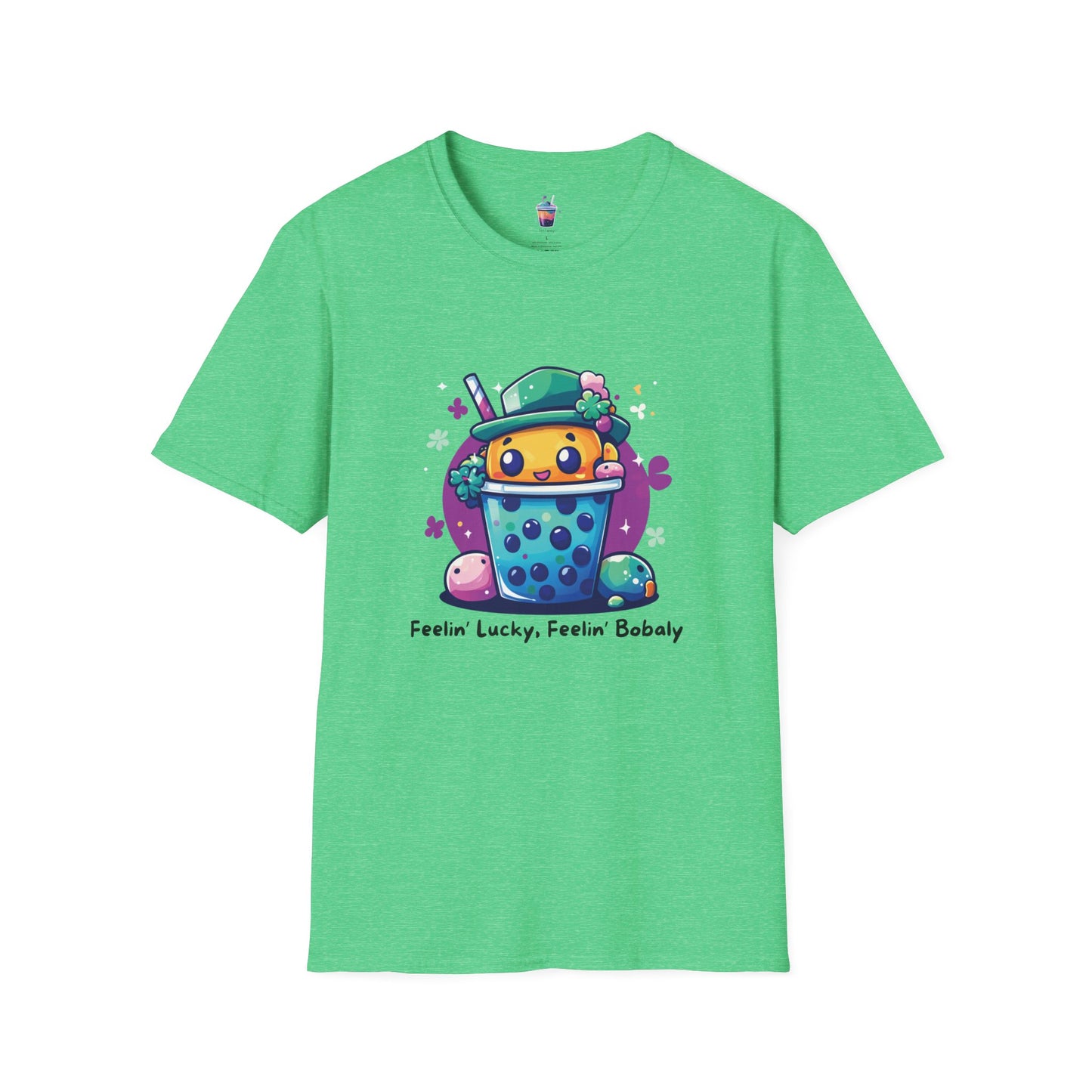 Feelin’ Lucky, Feelin' Bobaly – St. Patrick’s Day Boba T-Shirt