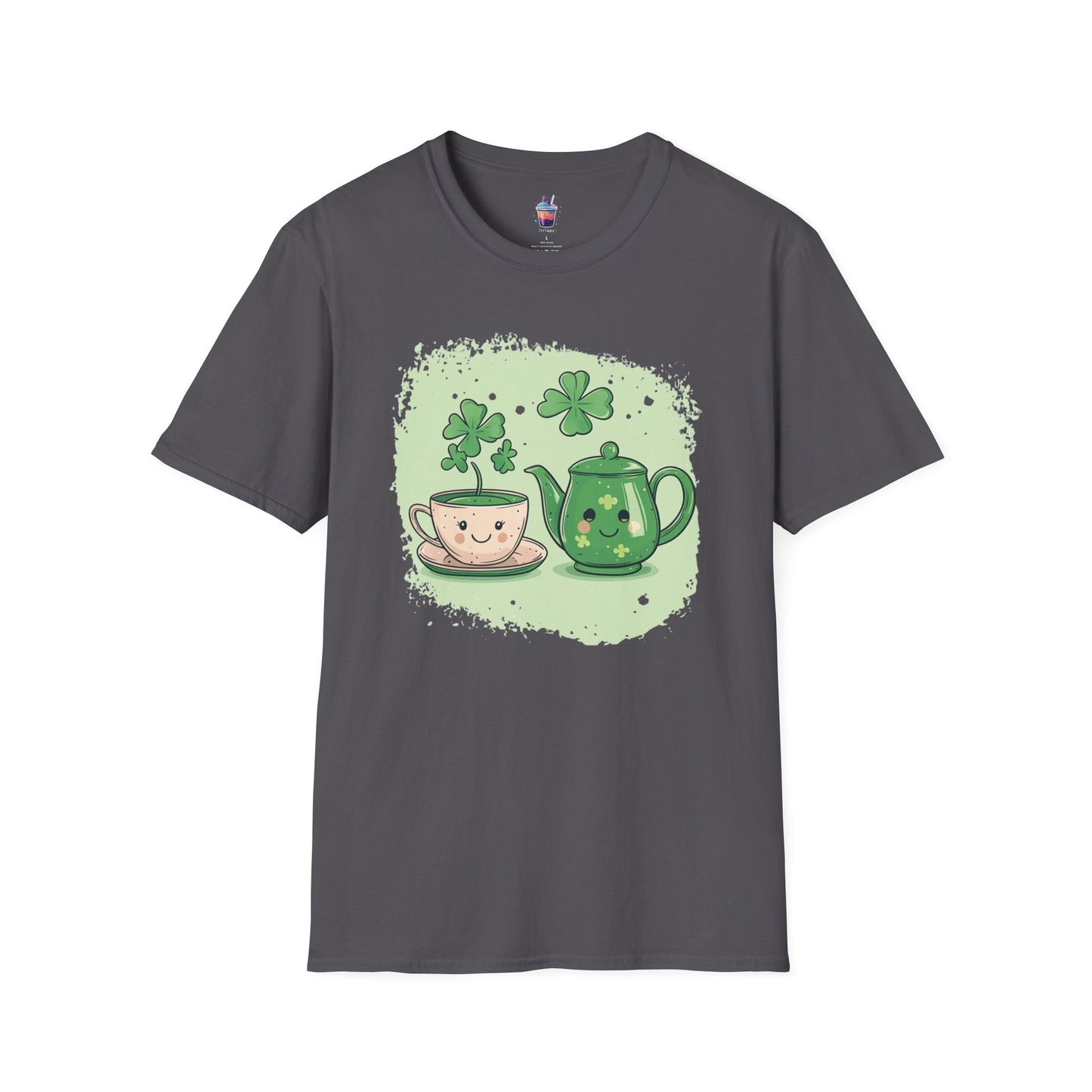 Lucky Tea Time – St. Patrick’s Day Teapot & Teacup T-Shirt