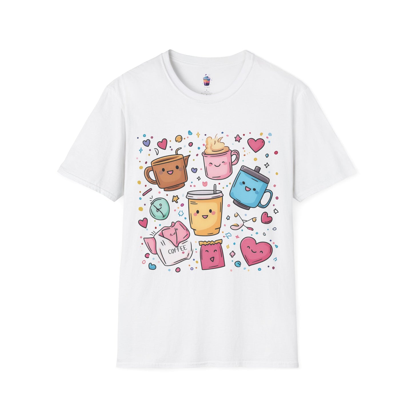 Coffee Party – Kawaii Coffee Lovers T-Shirt