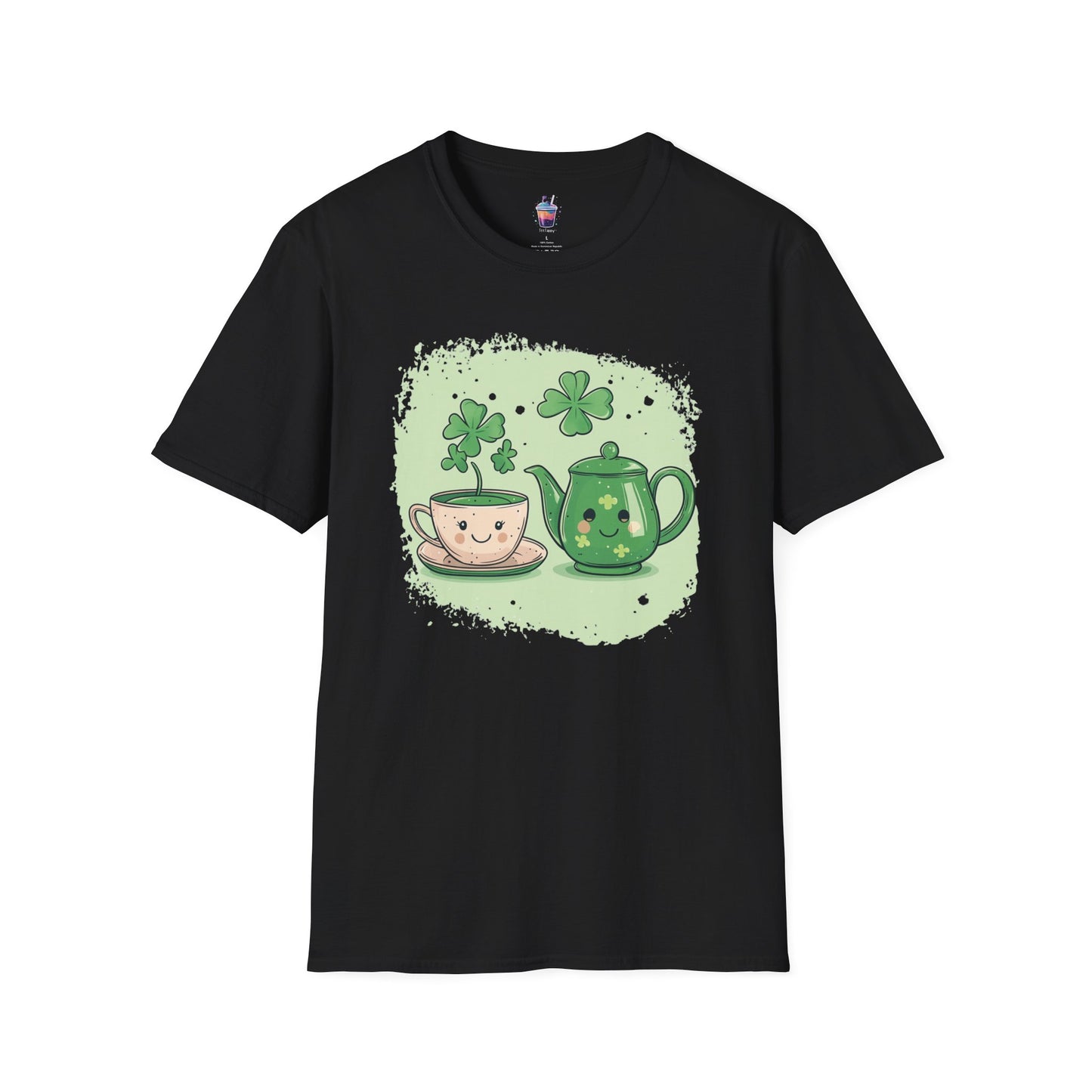 Lucky Tea Time – St. Patrick’s Day Teapot & Teacup T-Shirt