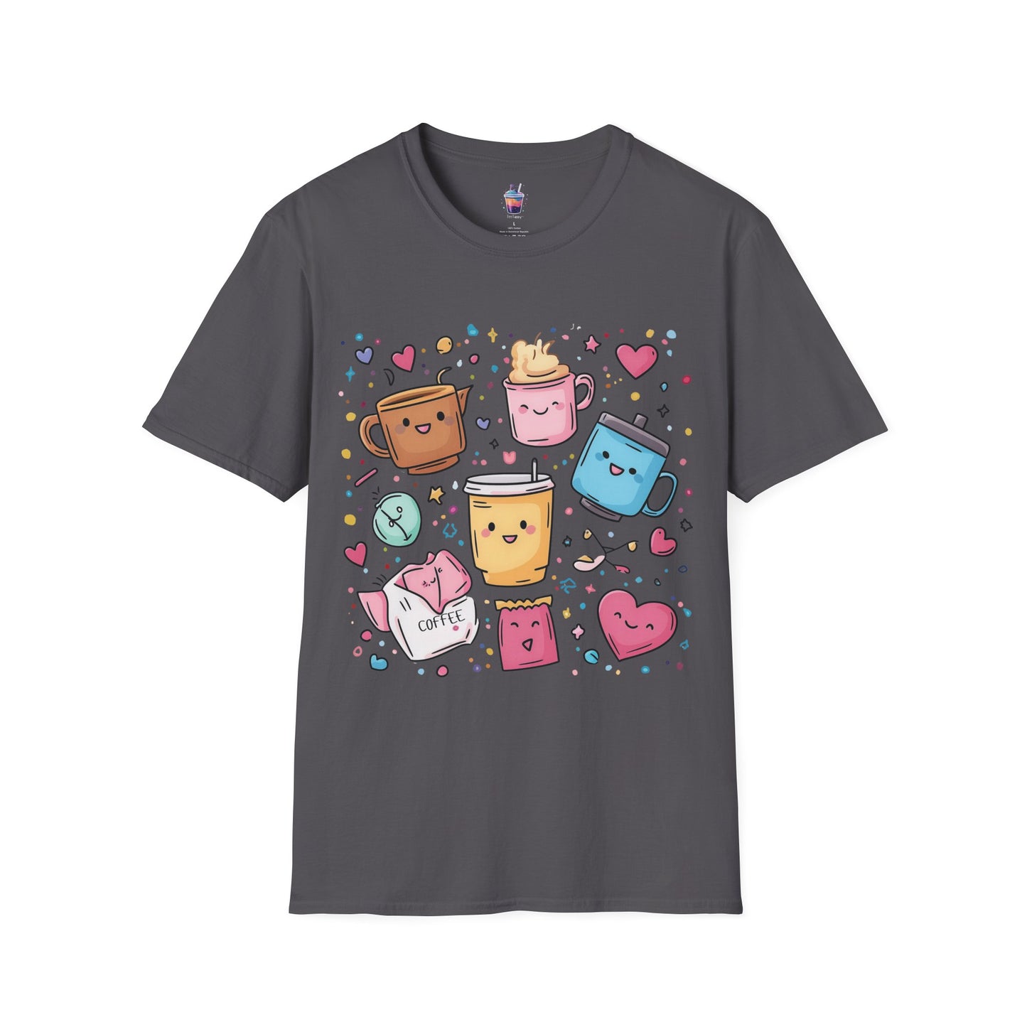 Coffee Party – Kawaii Coffee Lovers T-Shirt