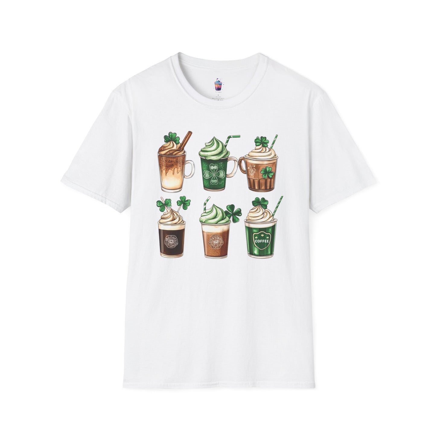 Shamrock Sips – St. Patrick’s Day Coffee Lover T-Shirt